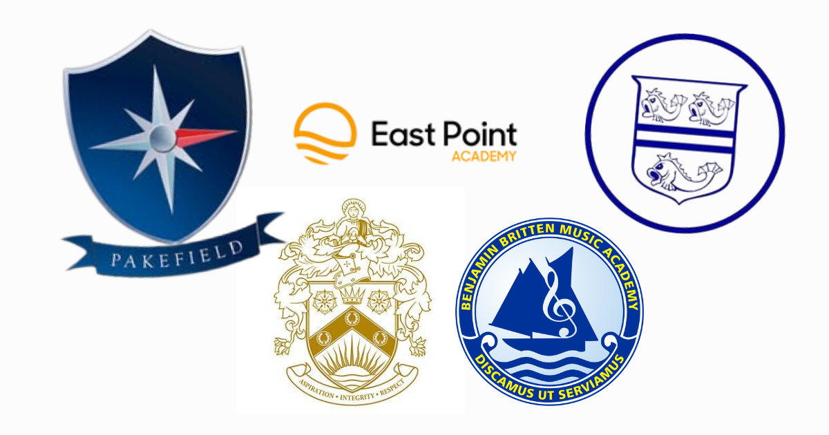 An Image of all the High schools in Lowestoft and Beccles